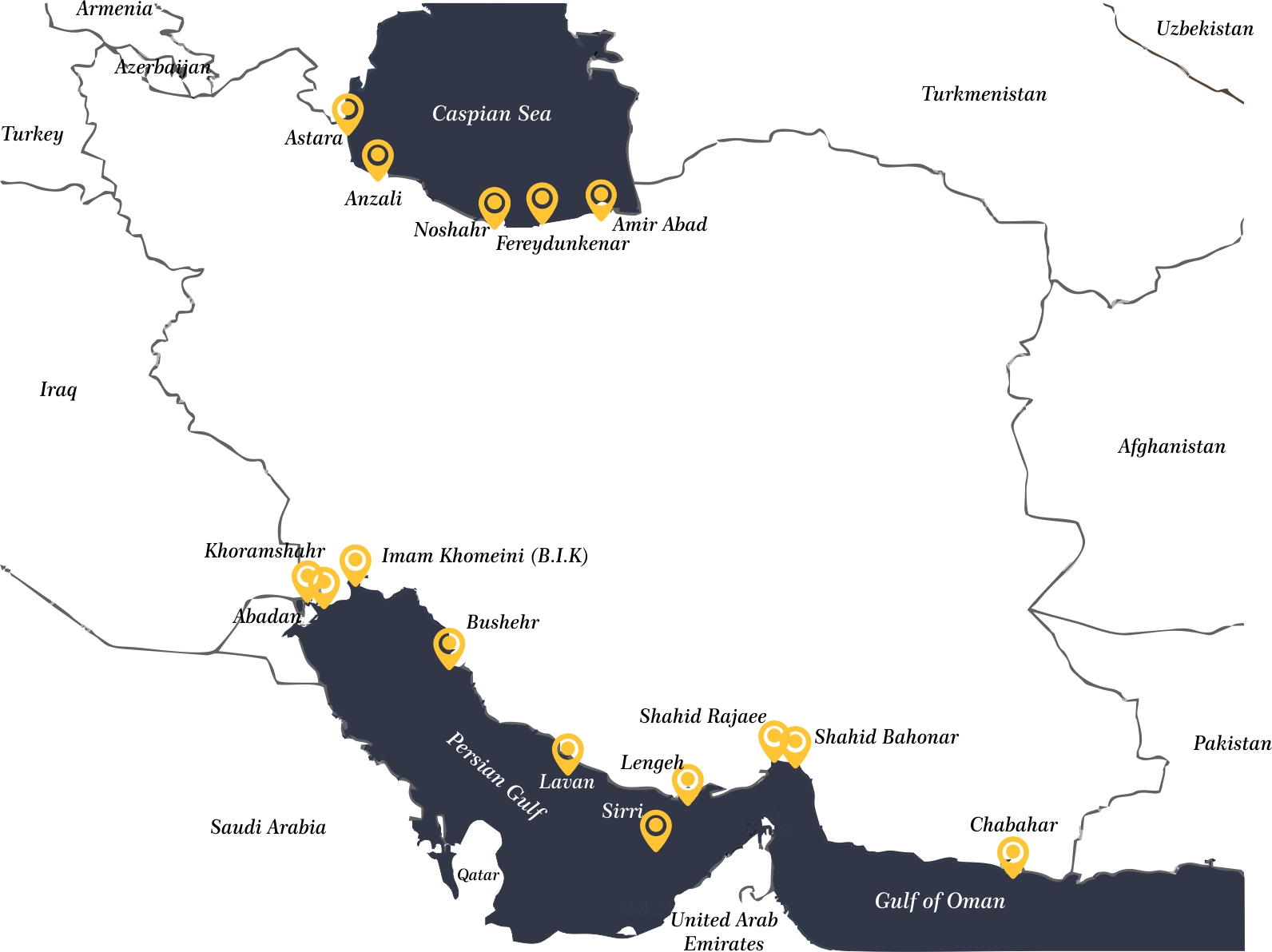 Iran ports